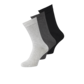 Jack & Jones Jack & Jones Men's Socks JACBASIC Bamboo Grey/Black 3-Pack