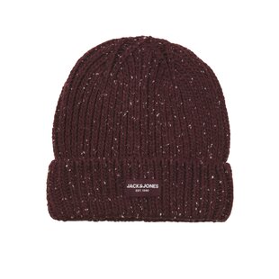 Jack & Jones Men's Hat JACCLIFF Beanie Vineyard Wine