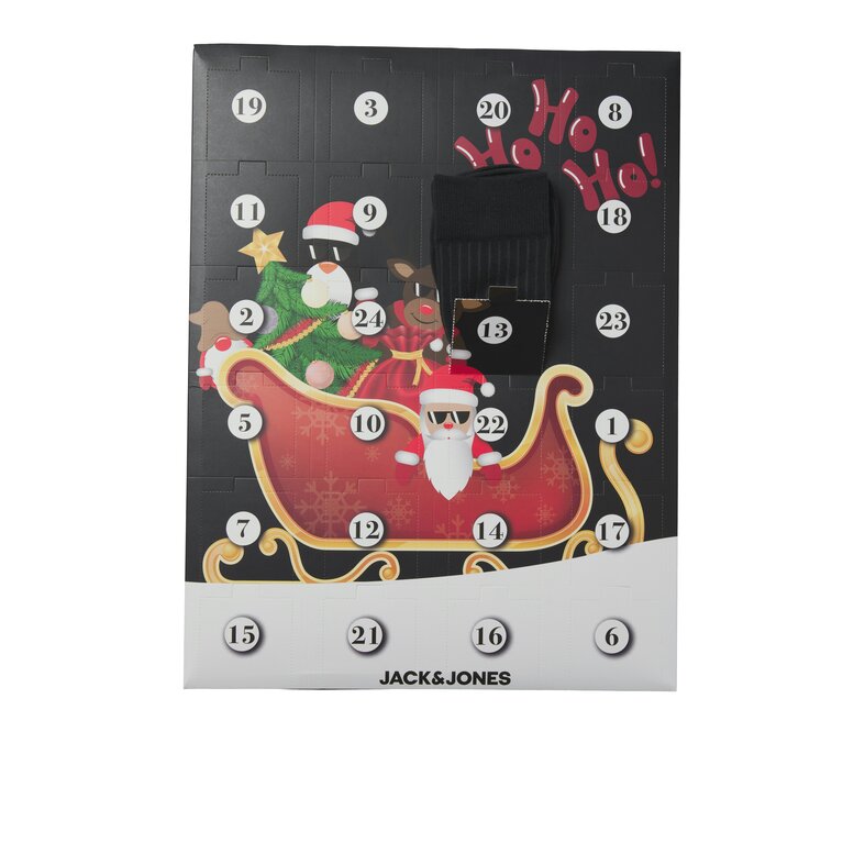 Jack & Jones Jack & Jones Heren Sokken Adventskalender 24-Paar Giftbox