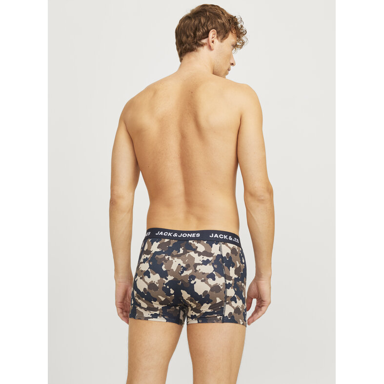 Jack & Jones Jack & Jones Heren Boxershorts Trunks JACCAMOFLAGE 3-Pack