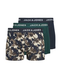 Jack & Jones Heren Boxershorts Trunks JACCAMOFLAGE 3-Pack