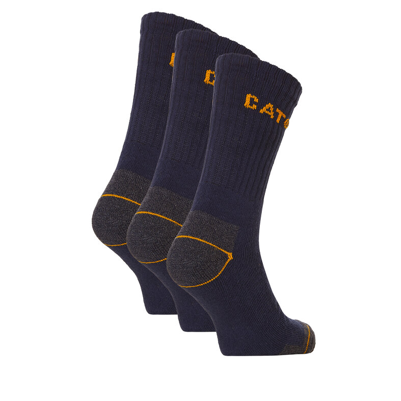 Cat CAT Work Socks Navy Blue - 15 pairs