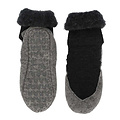 Apollo Apollo Ladies / Men's Slippers Slipper Sock Non-Slip Wool Anthracite