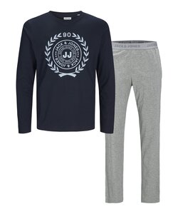 Jack & Jones Junior Pyjamaset Jongens JACATHENS Donkerblauw/Grijs