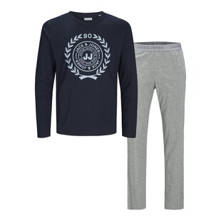 Jack & Jones Junior Pajama Set Boys JACATHENS Dark Blue/Grey
