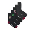 Jack & Jones Jack & Jones Men's Christmas Socks JACXMAS 5-Pack Gift Box