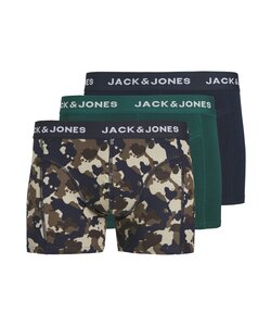 Jack & Jones Junior Boxershorts Jongens Trunks JACCAMOFLAGE 3-Pack