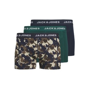 Jack & Jones Junior Boxer Shorts Boys Trunks JACCAMOFLAGE 3-Pack