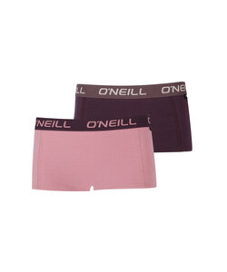 O'Neill Ladies Boxer Shorts 2-Pack Purple