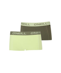 O'Neill Dames Boxershort 2-Pack Groen