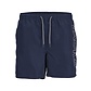 Jack & Jones Junior Jack & Jones Junior Boys Swim Short JPSTFIJI Double Logo Plain Dark Blue