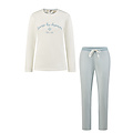 By Louise By Louise Dames Pyjama Set Lang Dare To Dream Wit