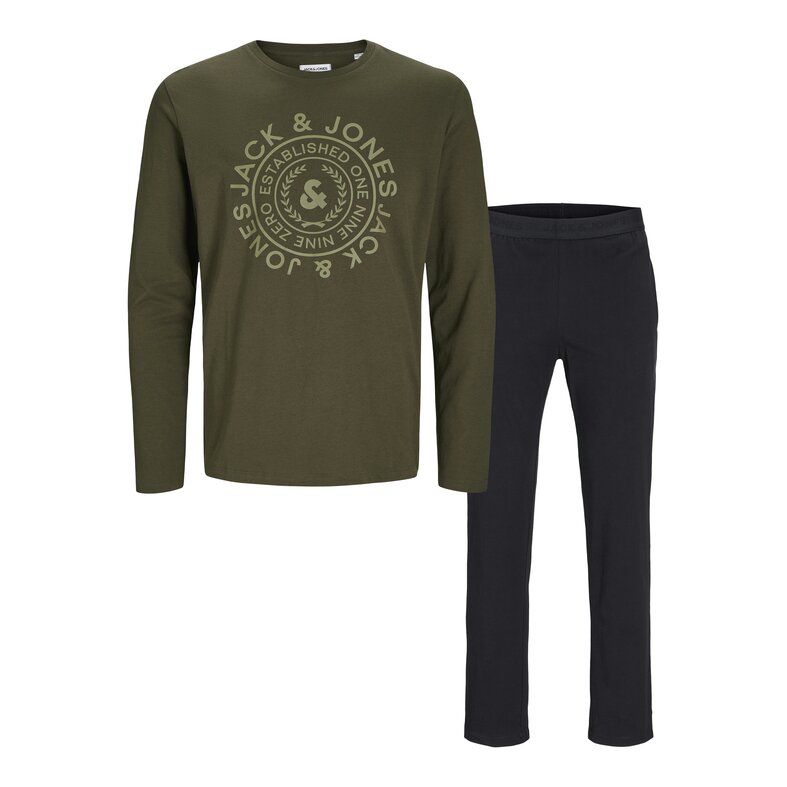 Jack & Jones Junior Jack & Jones Junior Pyjamaset Jongens JACATHENS Groen/Zwart