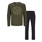 Jack & Jones Junior Jack & Jones Junior Pyjamaset Jongens JACATHENS Groen/Zwart