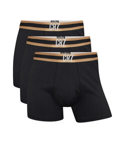 CR7 Heren Boxershorts Effen Zwart/Goud 3-Pack