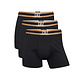 CR7 CR7 Men's Boxer Shorts Plain Black/Gold 3-Pack
