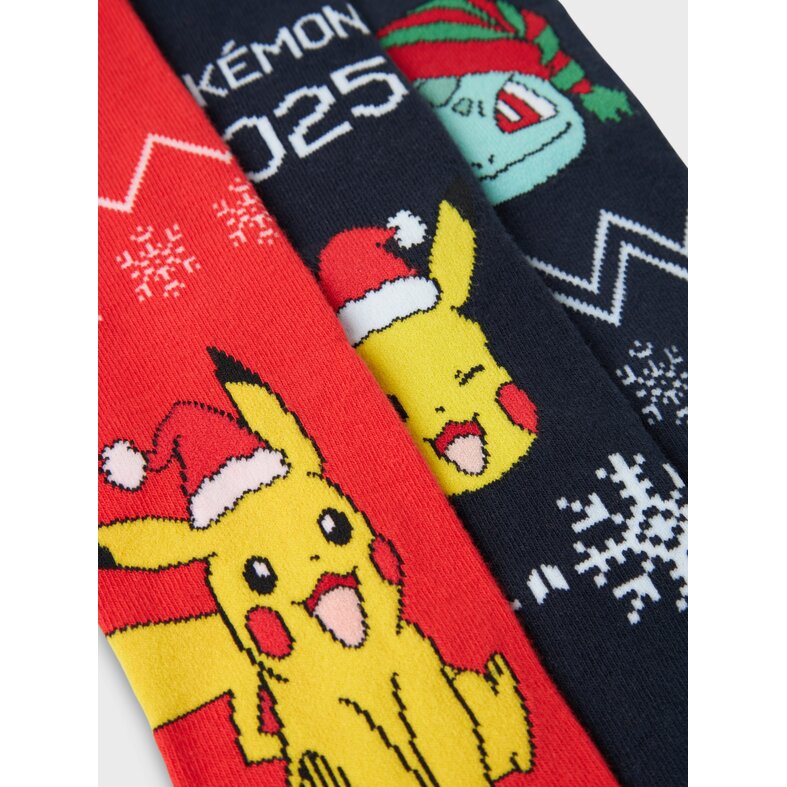 Name It Name It Boys Christmas Socks NKMODIS POKEMON 3-Pack