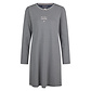 By Louise By Louise Ladies Nightshirt Interlock Long Sleeve Striped Blue