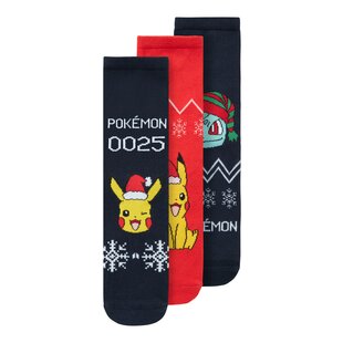Name It Jongens Kerst Sokken NKMODIS POKEMON 3-Pack