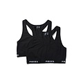 PIECES Pieces Ladies Bra PCLOGO Black 2-Pack