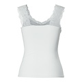 PIECES Pieces Dames Top PCBARBERA LACE Wit