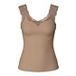 PIECES Pieces Ladies Top PCBARBERA LACE Taupe