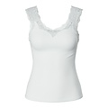 PIECES Pieces Dames Top PCBARBERA LACE Wit