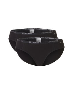O'Neill Bikini Slip Dames 2-Pack Zwart