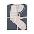 By Louise By Louise Ladies Winter Pajama Set Long Interlock Blue