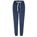 By Louise By Louise Ladies Winter Pajama Set Long Terry Striped Blue