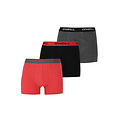 O'Neill O'Neill Heren Boxershorts Trunks Rood/Grijs/Zwart 3-Pack