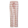 By Louise By Louise Ladies Pajama Set Long Flannel Checkered Pink