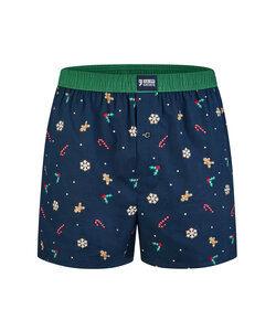 Happy Shorts Men's Wide Boxer Shorts Christmas Print Christmas Allover