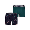 Happy Shorts Happy Shorts Heren Boxershorts Kerst Print 2-Pack Christmas