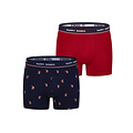 Happy Shorts Happy Shorts Heren Boxershorts Kerst Print 2-Pack Gingerbread