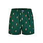 Happy Shorts Happy Shorts Heren Wijde Boxershorts Kerst Print Gingerbread Men Green