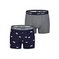Happy Shorts Happy Shorts Heren Boxershorts Kerst Print 2-Pack Santa