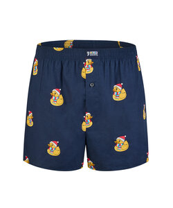 Happy Shorts Heren Wijde Boxershorts Kerst Print Duck
