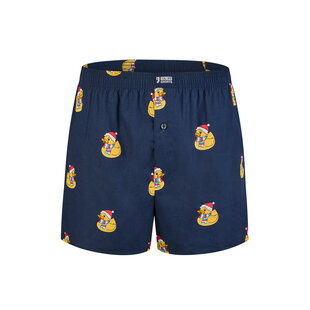 Happy Shorts Heren Wijde Boxershorts Kerst Print Duck