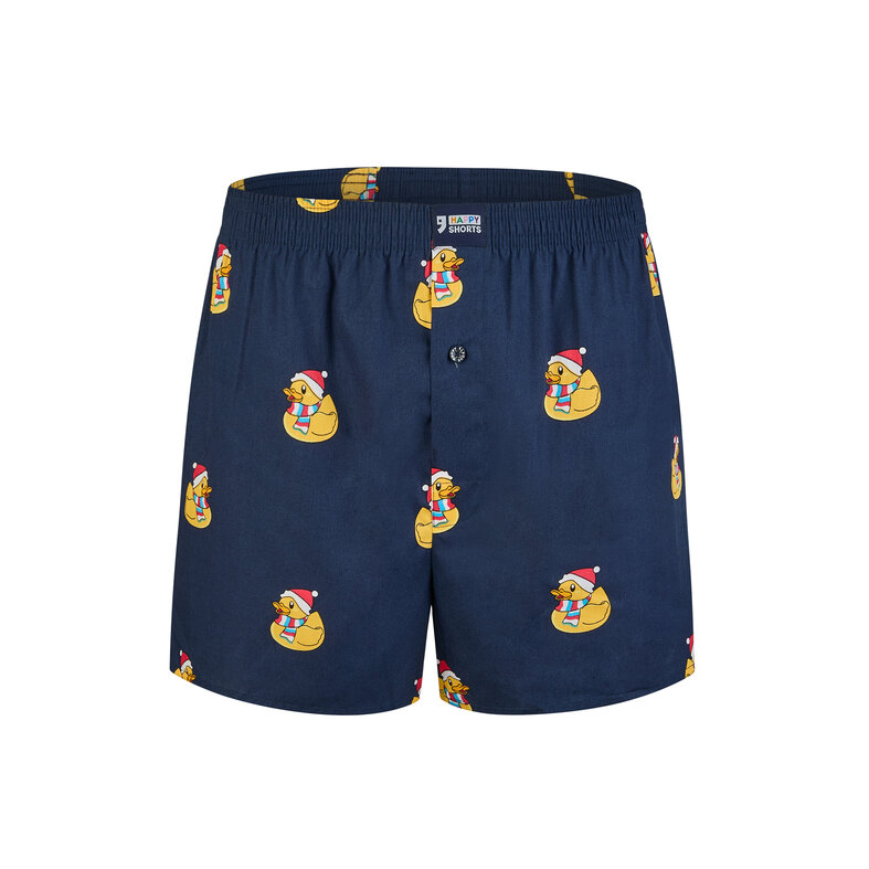 Happy Shorts Happy Shorts Heren Wijde Boxershorts Kerst Print Duck