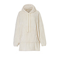 Apollo Dames Huggle Fleece Hoodie Loungewear Incl Capuchon Creme