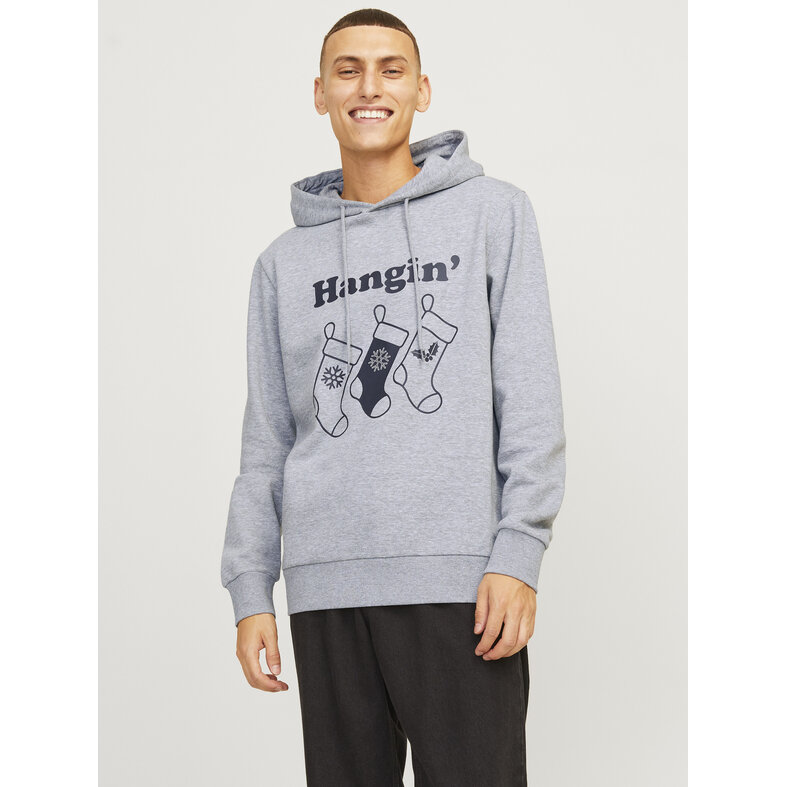 Jack & Jones Jack & Jones Heren Kersttrui JJXMAS Grijs