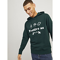 Jack & Jones Jack & Jones Heren Kersttrui JJXMAS Groen