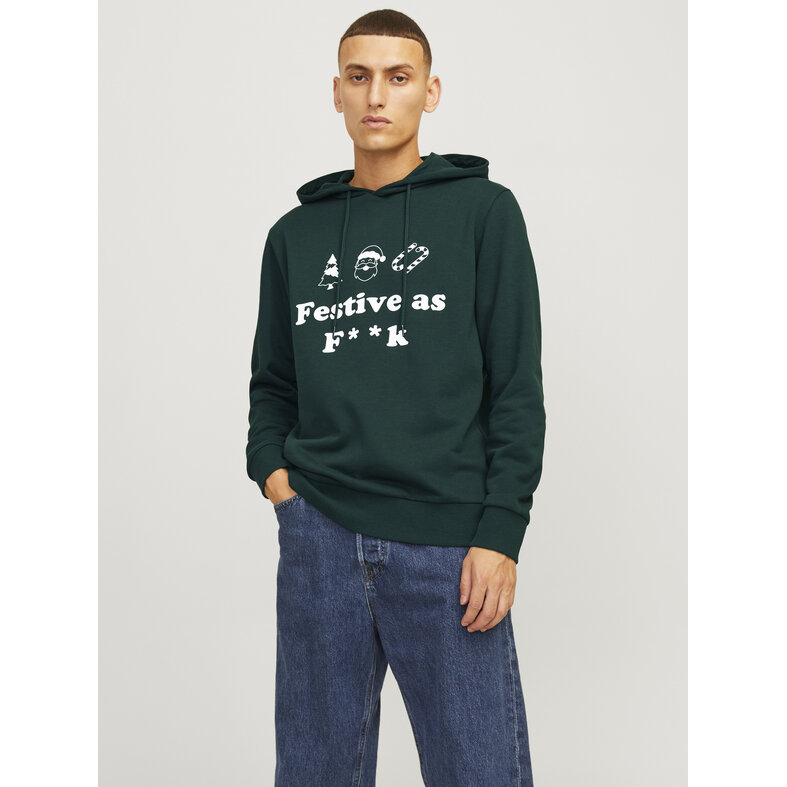 Jack & Jones Jack & Jones Heren Kersttrui JJXMAS Groen