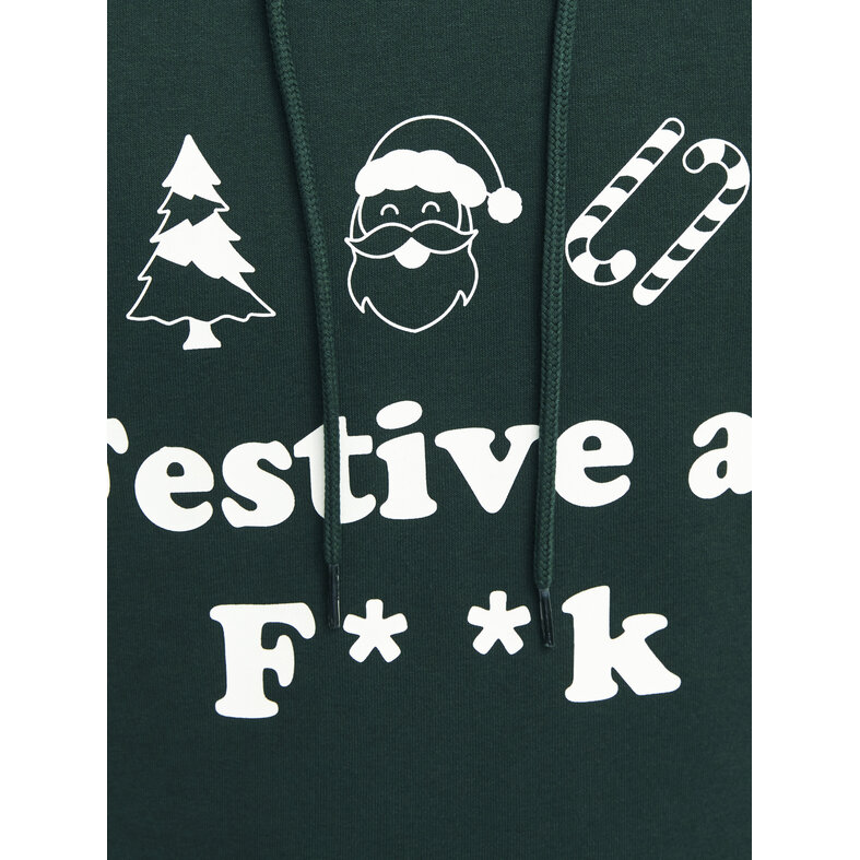 Jack & Jones Jack & Jones Heren Kersttrui JJXMAS Groen