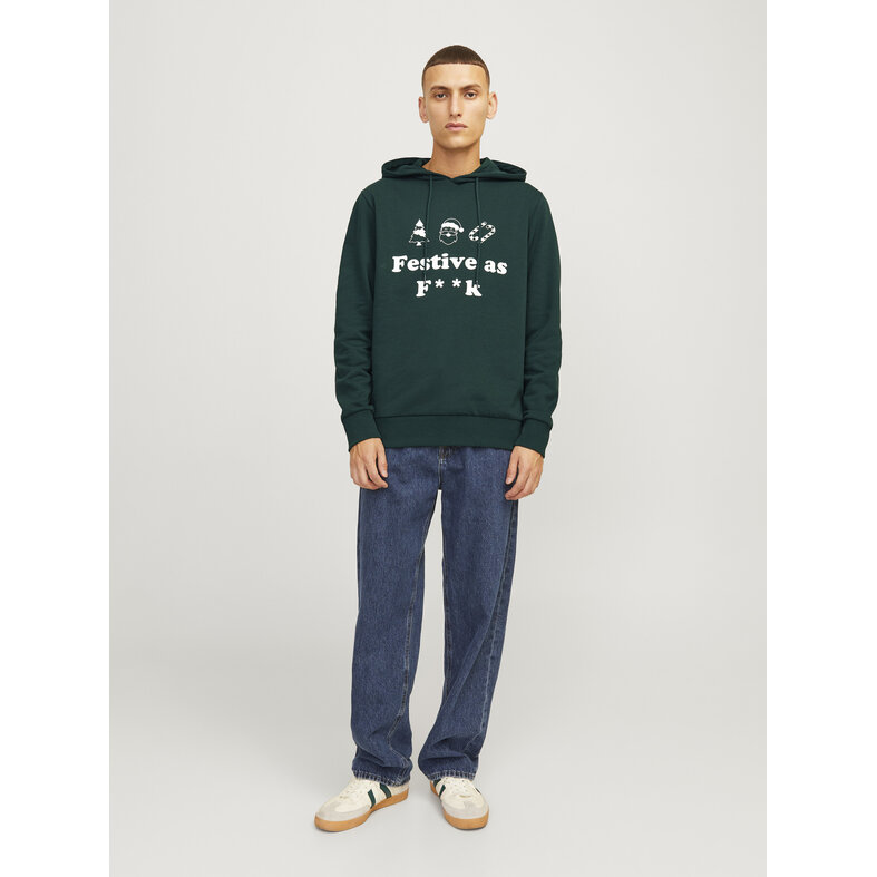 Jack & Jones Jack & Jones Men's Christmas Sweater JJXMAS Green