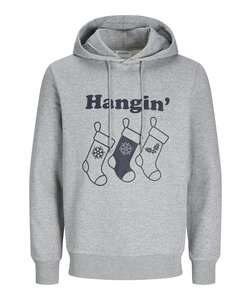 Jack & Jones Heren Kersttrui JJXMAS Grijs