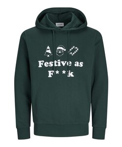 Jack & Jones Men's Christmas Sweater JJXMAS Green