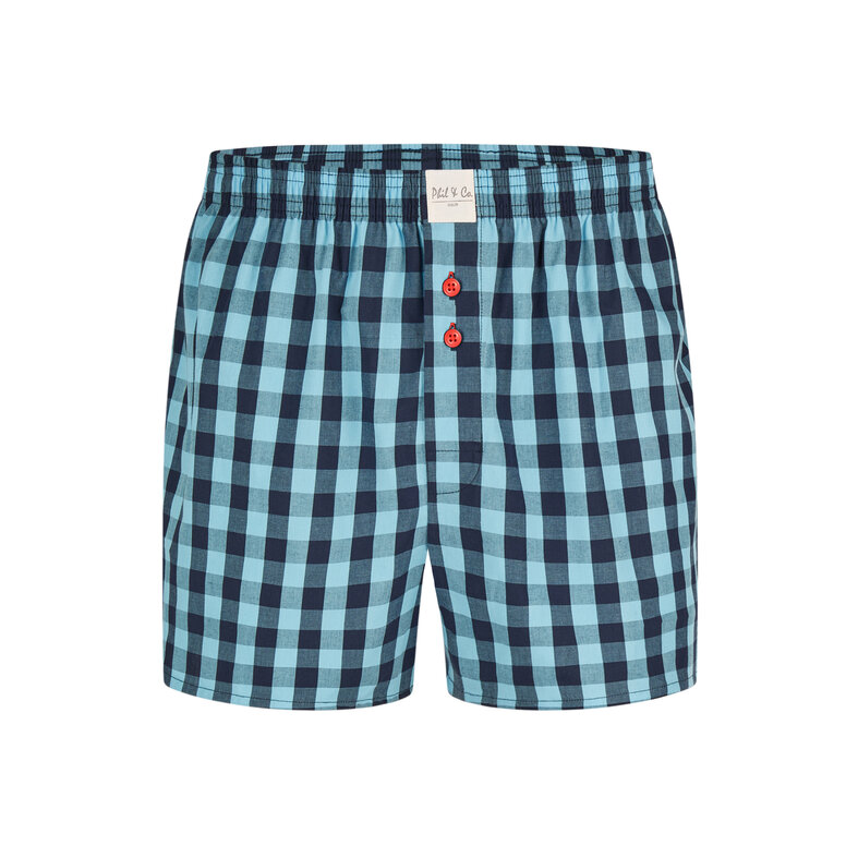 Phil & Co Phil & Co Wijde Boxershorts Heren Geweven Katoen Multipack 6-Pack D400