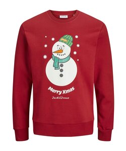 Jack & Jones Heren Kersttrui JJXMAS JOLLY Rood